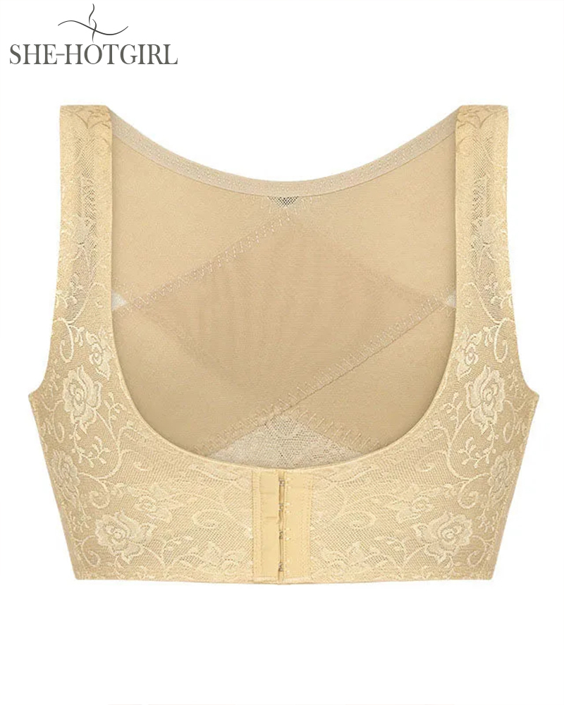 Breathable sleeveless body shaper bra tank tops