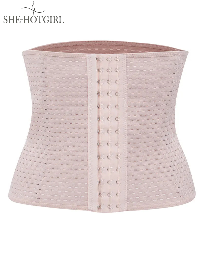 Women Fat Burning Underbust Waist Trainer Postpartum Recovery Corset Shapewear