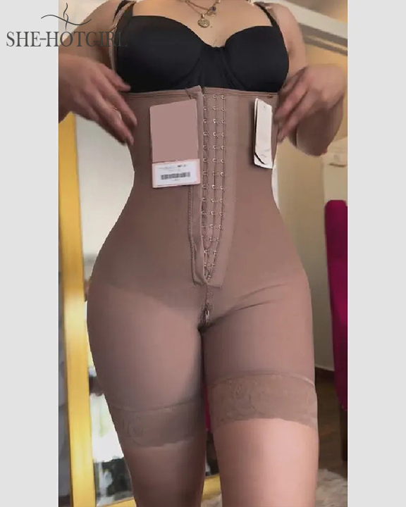 Fajas Colombianas High Compression Hook and Eye Tummy Control Shaping Hourglass Shapewear