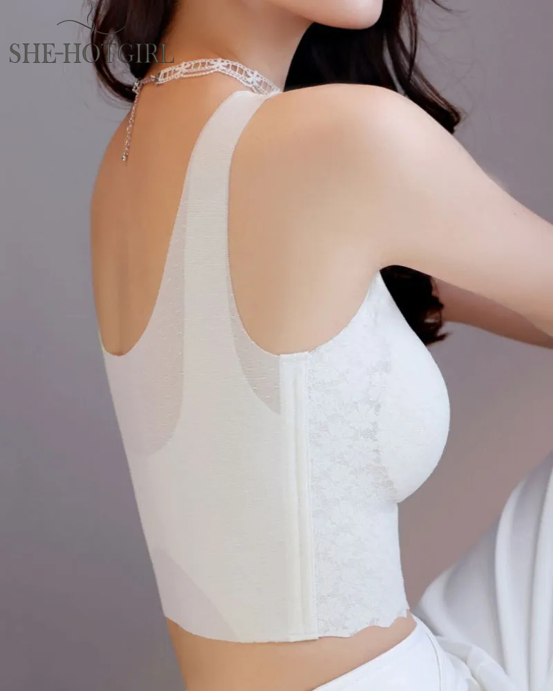 Breathable Plus Size Push up Bra Side Smoothing Bra