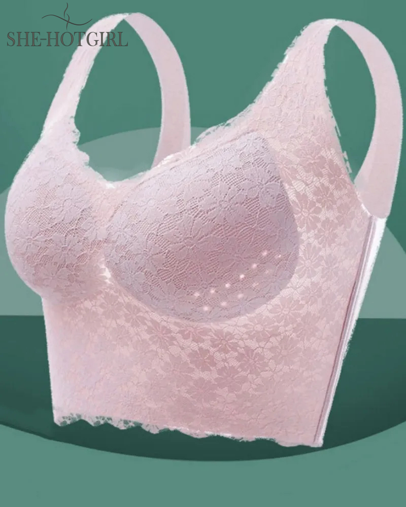 Breathable Plus Size Push up Bra Side Smoothing Bra