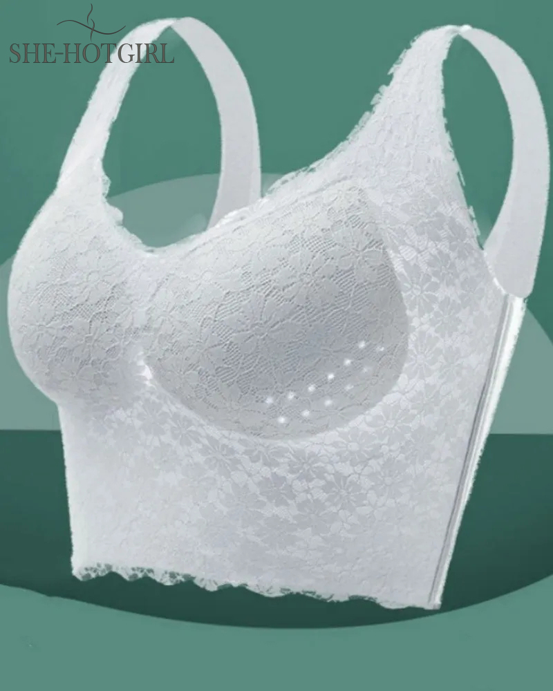 Breathable Plus Size Push up Bra Side Smoothing Bra