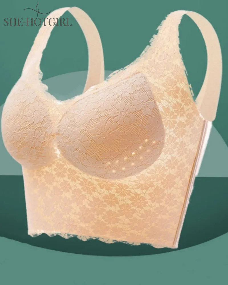 Breathable Plus Size Push up Bra Side Smoothing Bra