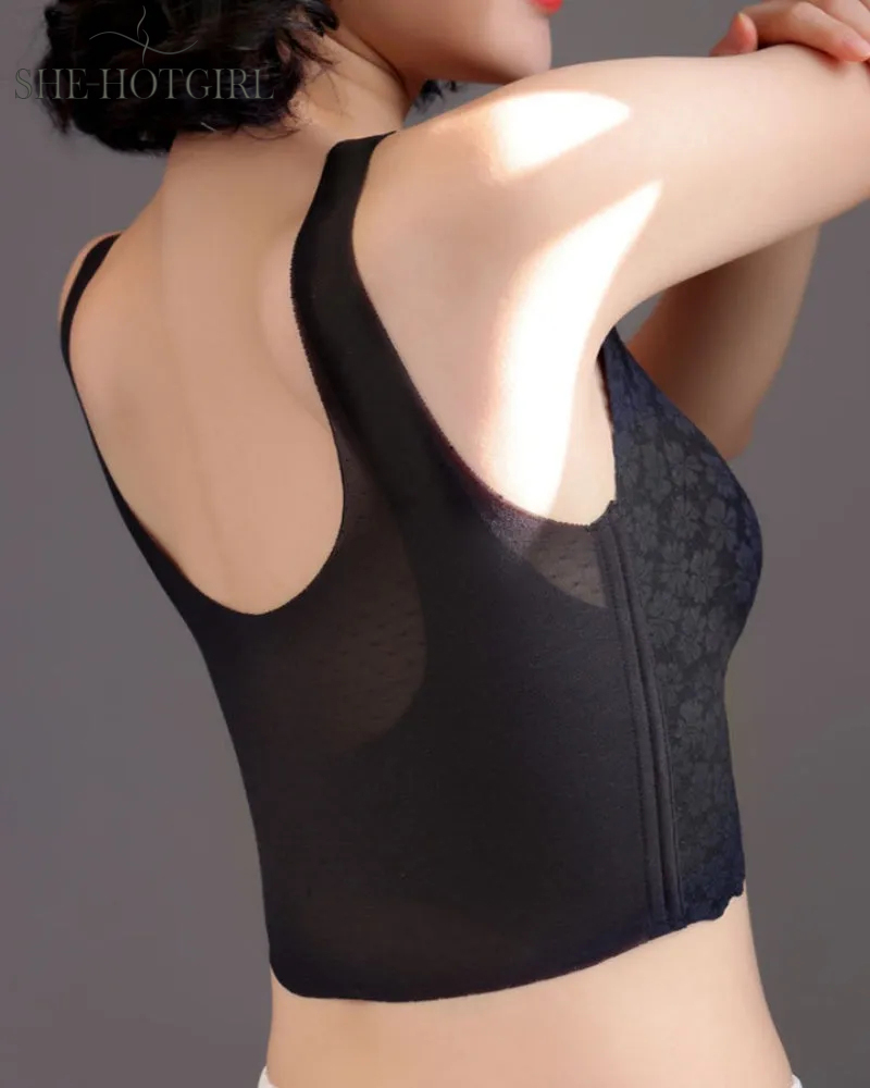 Breathable Plus Size Push up Bra Side Smoothing Bra