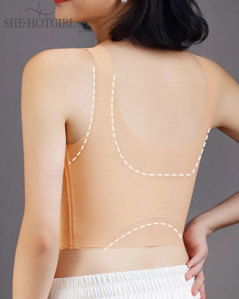 Breathable Plus Size Push up Bra Side Smoothing Bra