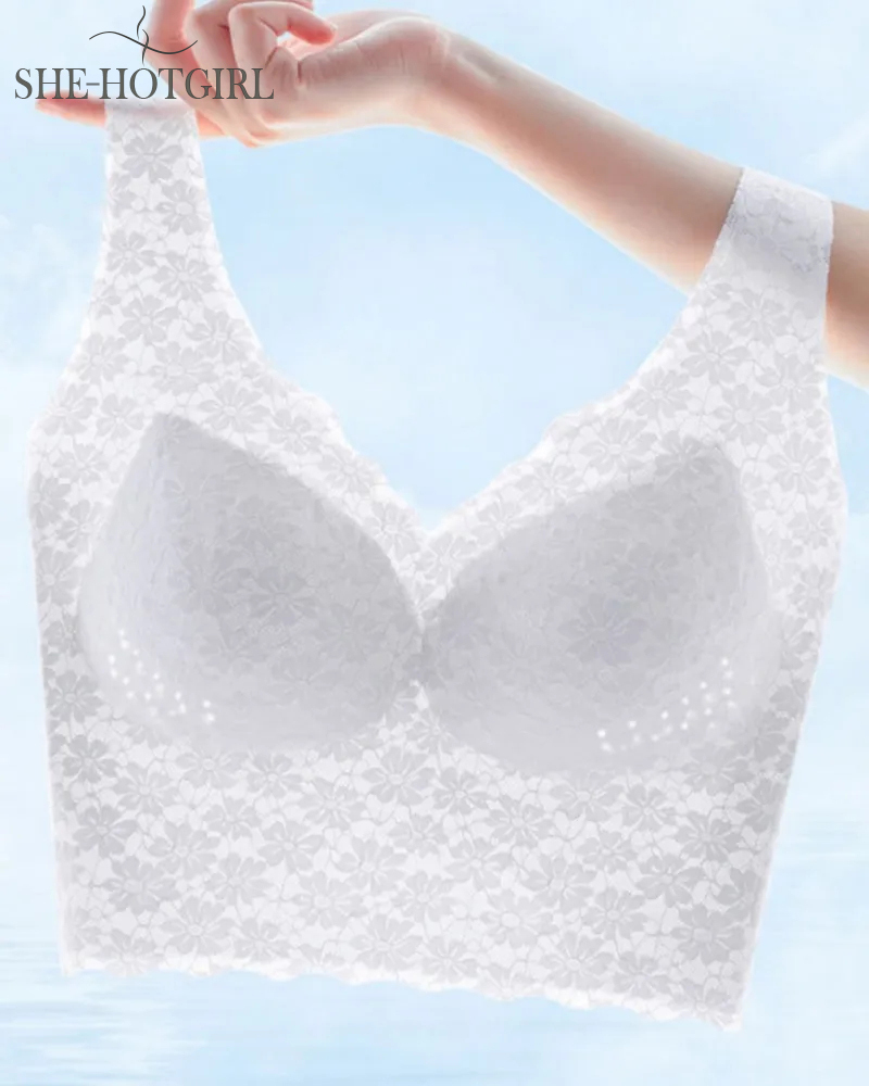 Breathable Plus Size Push up Bra Side Smoothing Bra