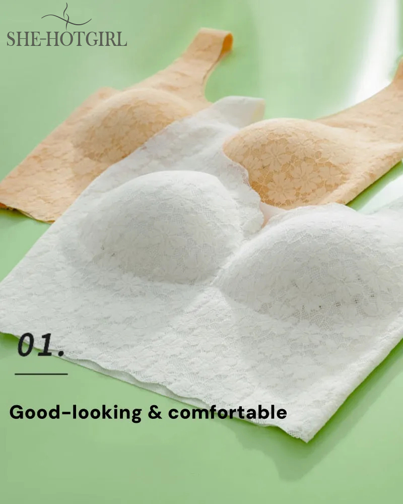 Breathable Plus Size Push up Bra Side Smoothing Bra