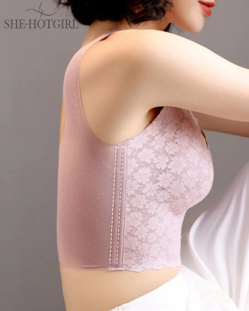 Breathable Plus Size Push up Bra Side Smoothing Bra