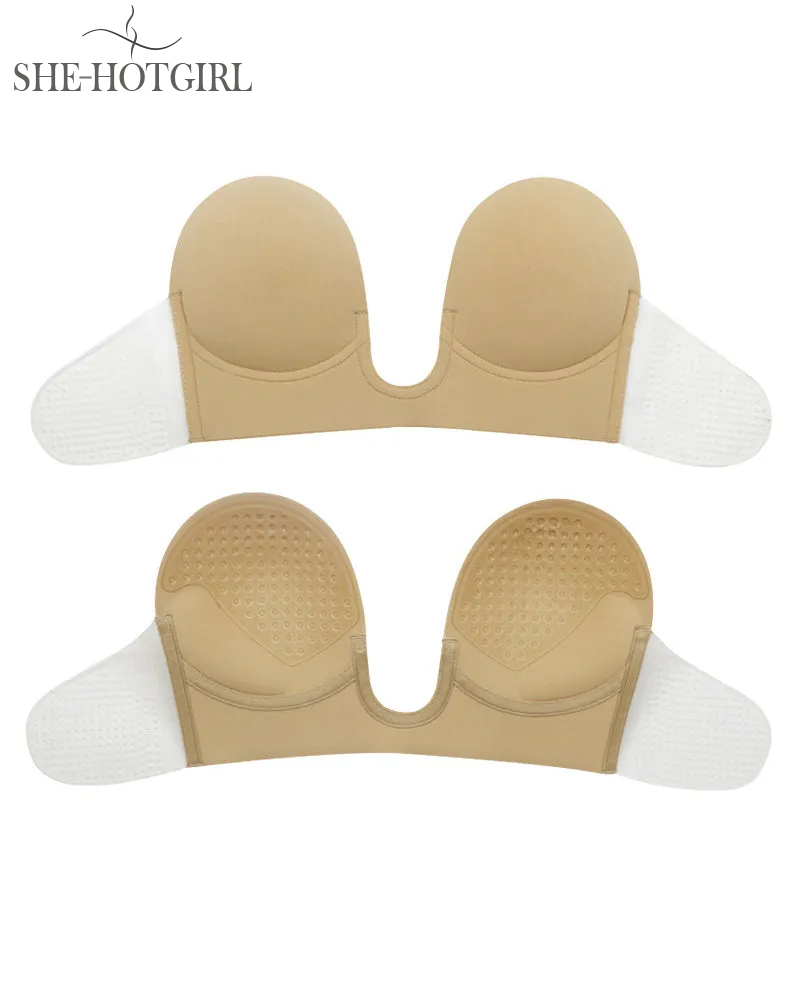 Invisible Reusable Backless Push-Up Bra Strapless Sticky Bra