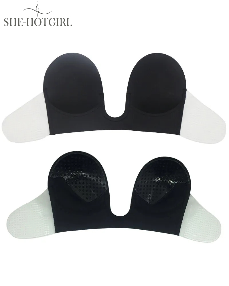 Invisible Reusable Backless Push-Up Bra Strapless Sticky Bra