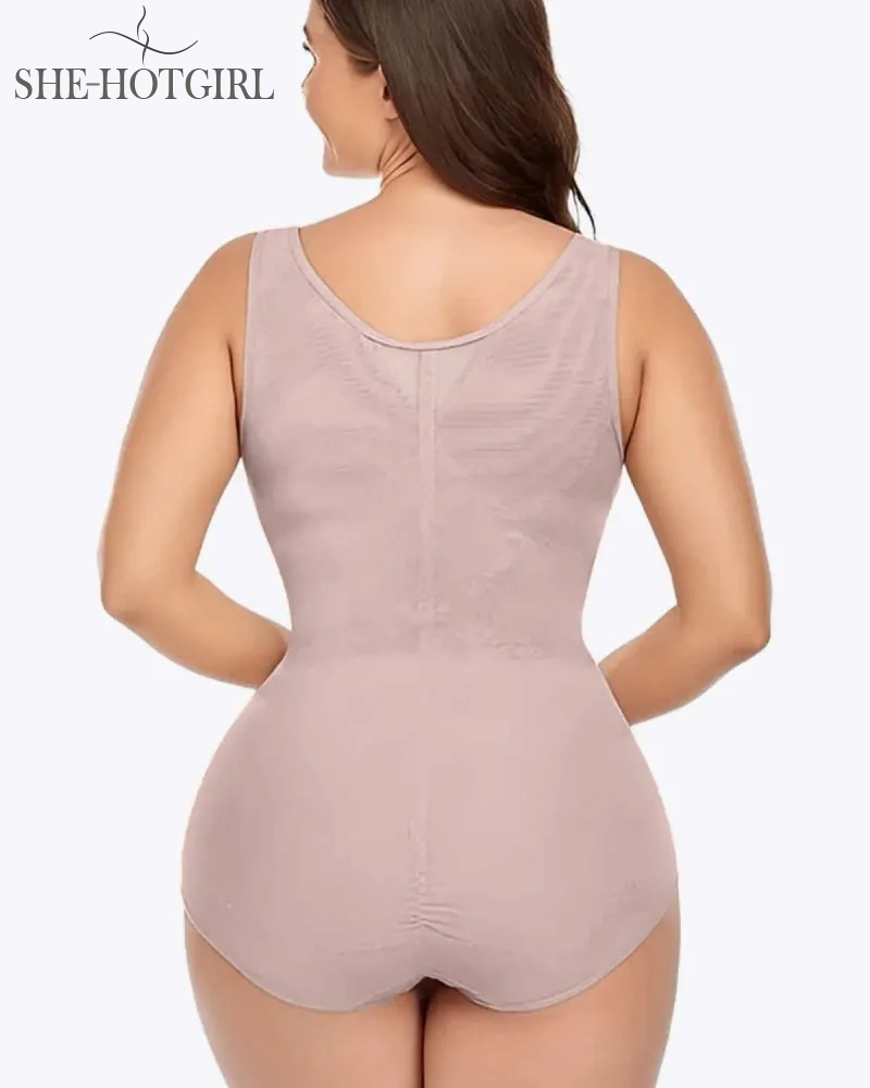 Mesh Seamless Waist Slimmer Corset Butt Shaping Shapewear Bodysuit