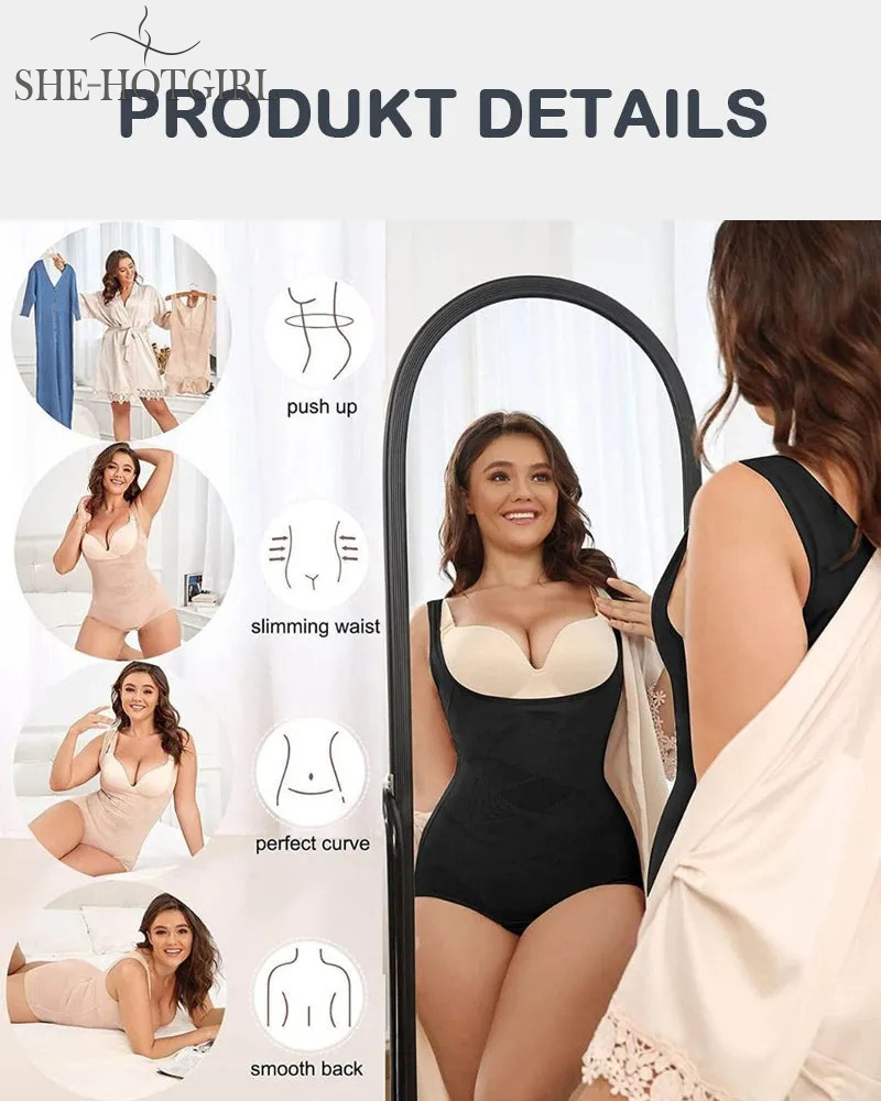 Mesh Seamless Waist Slimmer Corset Butt Shaping Shapewear Bodysuit