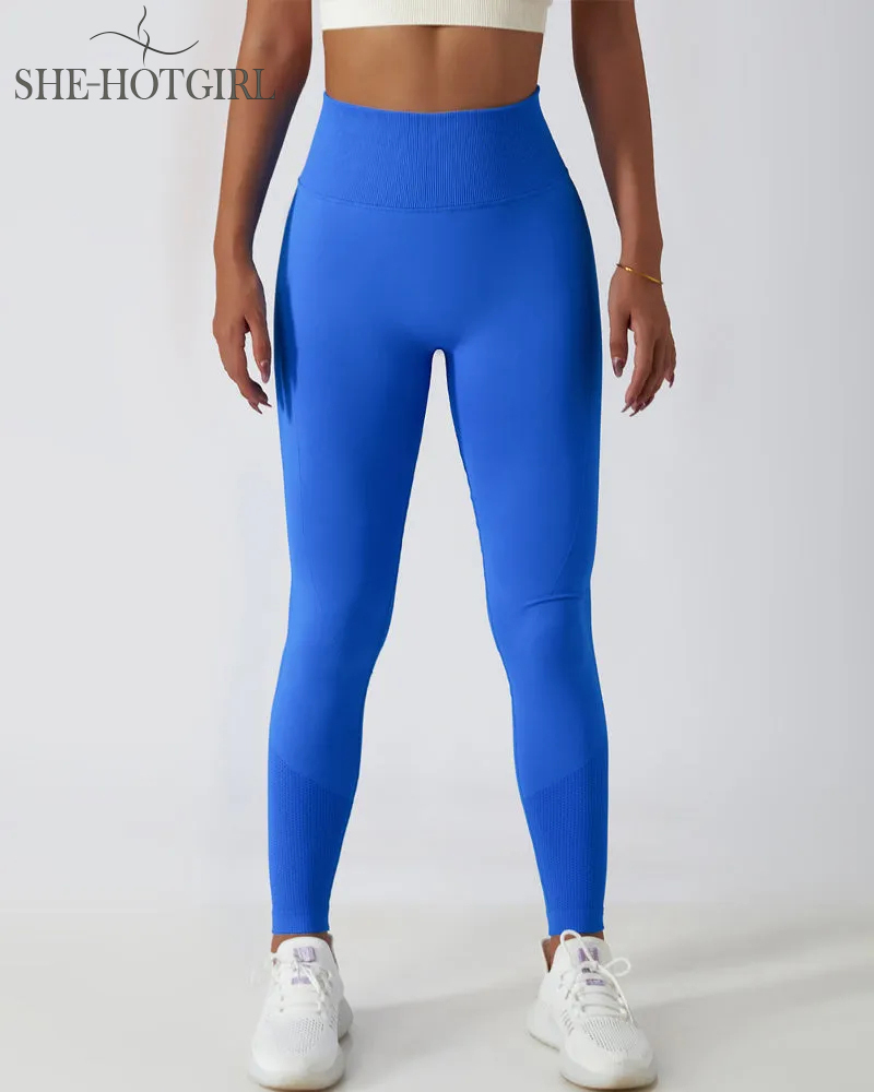 Seamless Butt Lift Knit High Waist Breathable Yoga Leggings