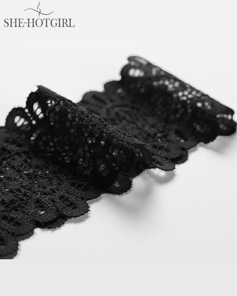 Seamless French Lace Thongs Spaghetti Straps Splicing Sexy Underwear