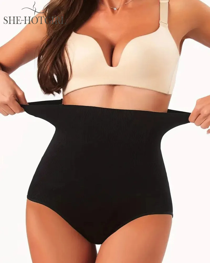 Seamless High Waist Shaping Panties Comfortable Tummy Control Butt Lift Slimming Briefs