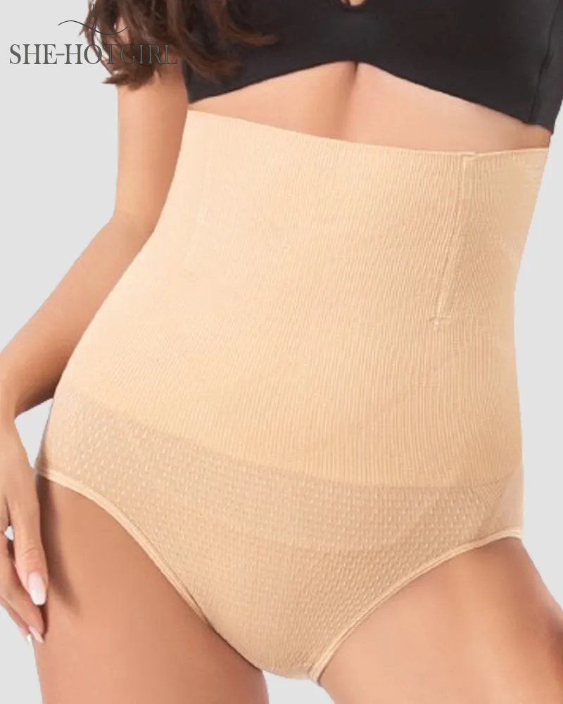 Seamless High Waist Shaping Panties Comfortable Tummy Control Butt Lift Slimming Briefs