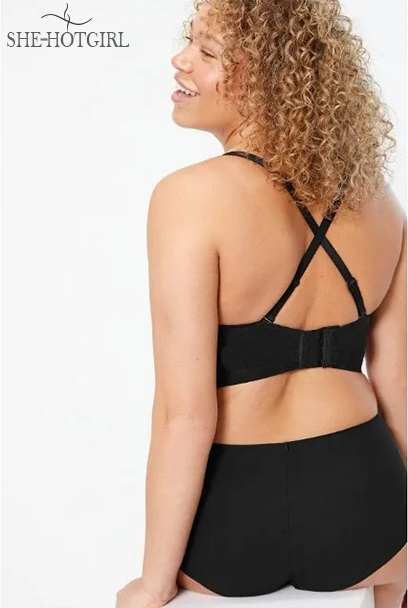 Strapless full cup corset shaping bra