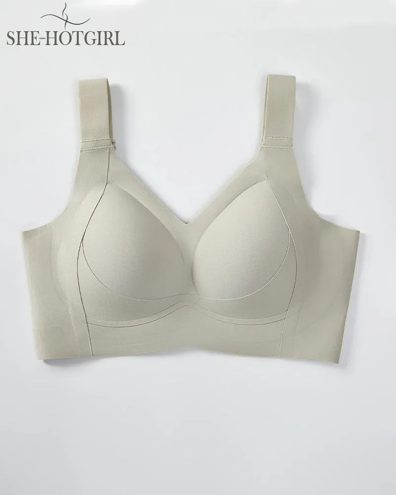 Wireless Anti-Sag Push-Up Seamless Everyday Comfort Shaping Bra