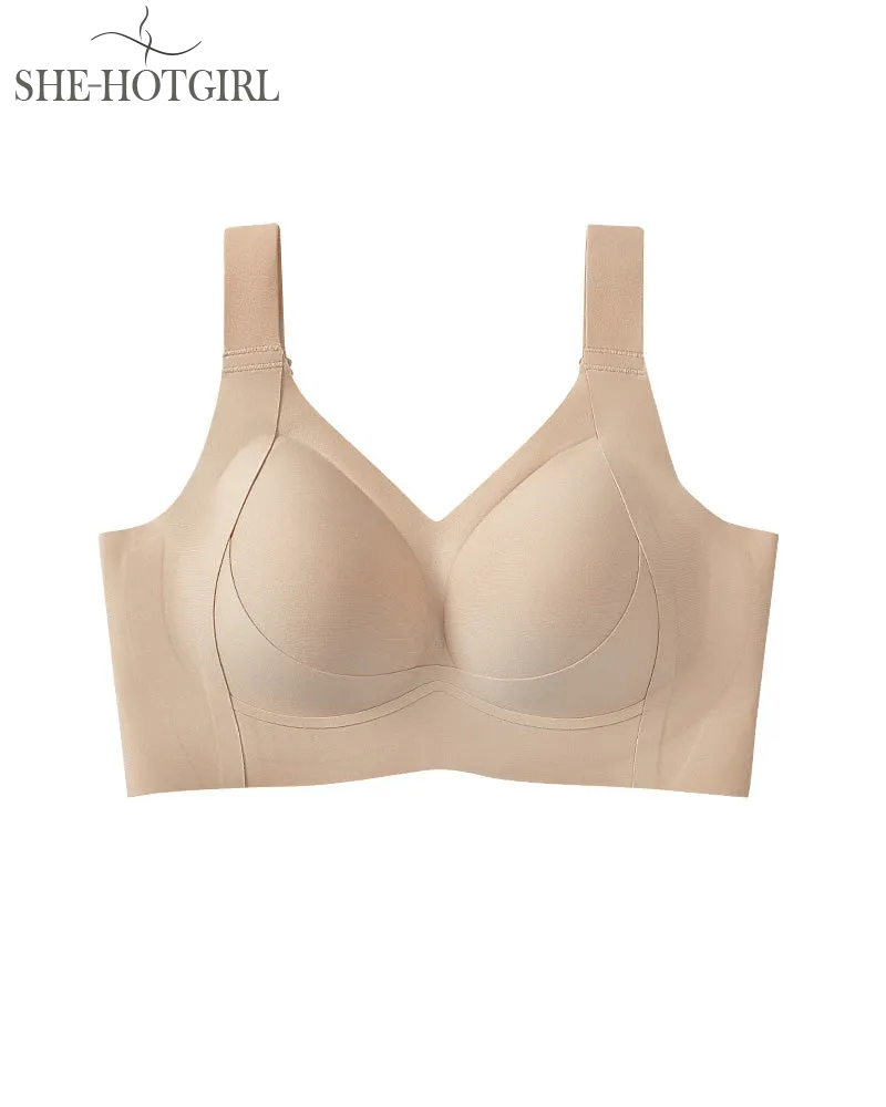Wireless Anti-Sag Push-Up Seamless Everyday Comfort Shaping Bra