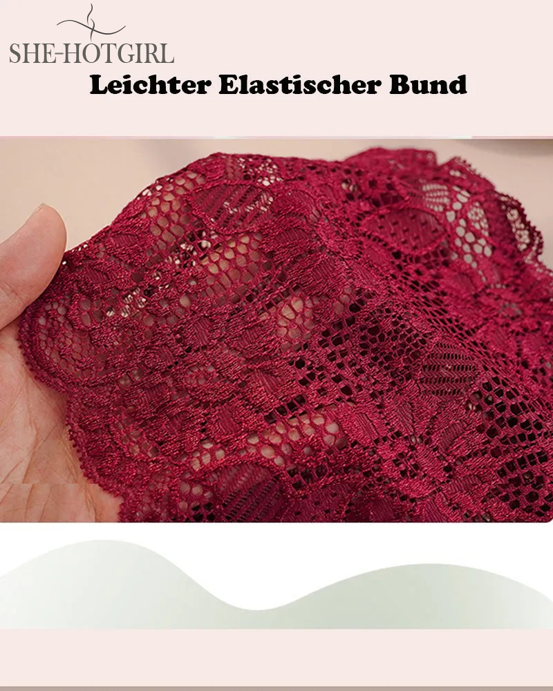 Women's Lingerie High Waist Floral Lace Plus Size Sexy Comfortable Underwear