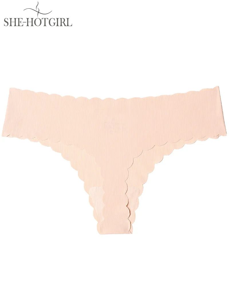 Women's seamless underwear low rise panties thong