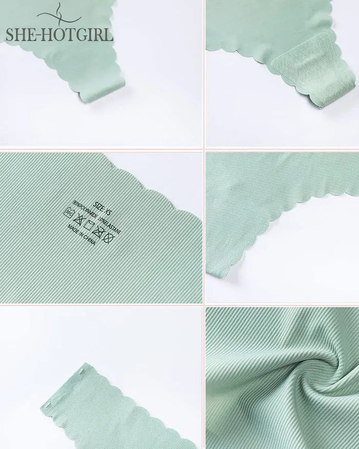 Women's seamless underwear low rise panties thong