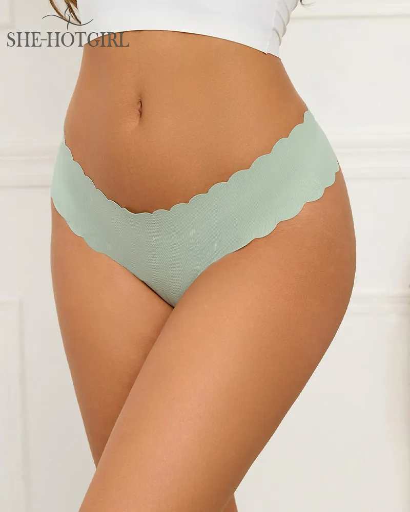 Women's seamless underwear low rise panties thong