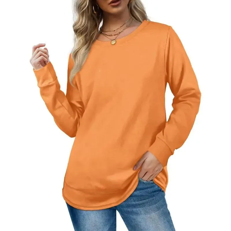 Sweatshirts for Women Crewneck Long Sleeve Shirts