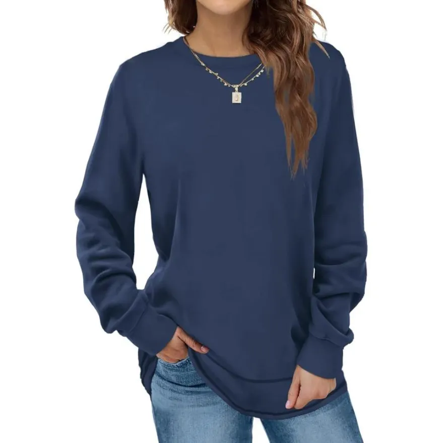 Sweatshirts for Women Crewneck Long Sleeve Shirts