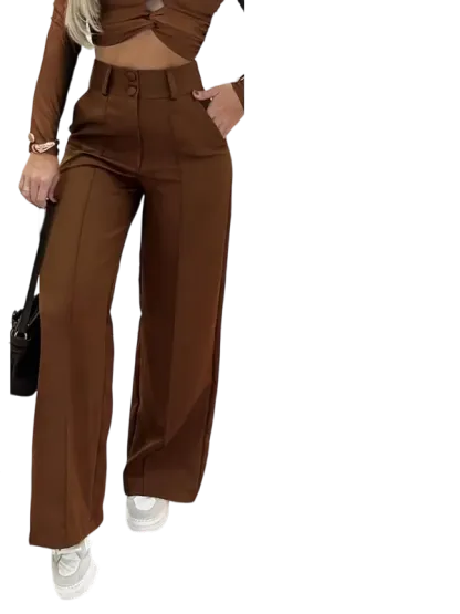 Women's Simple Wide-Leg Pants
