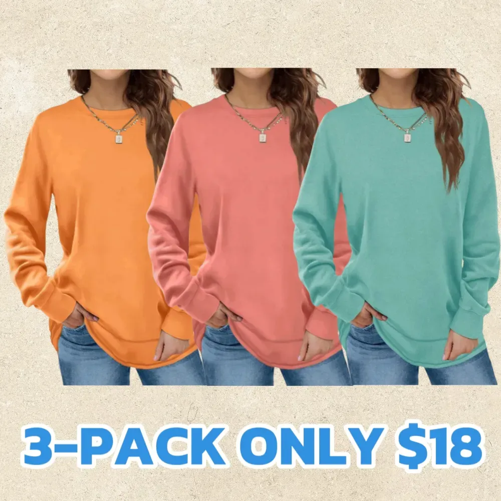 Sweatshirts for Women Crewneck Long Sleeve Shirts