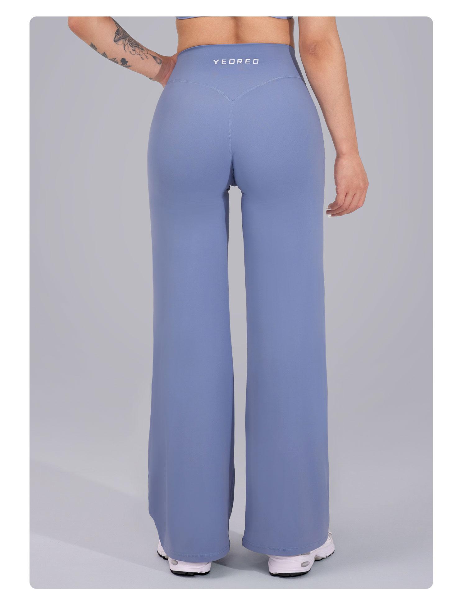 YEOREO Eddiy Leggings High-Waist Straight-Leg No Front Seam Buttery Soft Gym Yoga Pants for Women Fitness Tights SpringStatements