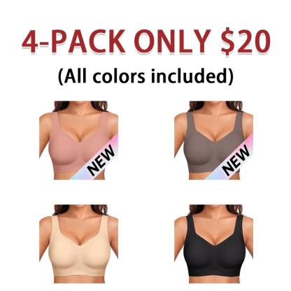 Women's Full Coverage Comfortable Wireless Bra