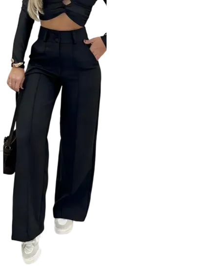 Women's Simple Wide-Leg Pants