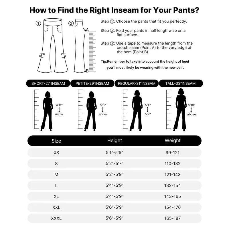 Halloween Sale🎃Women’s High-Waist Wide Leg Pants – Business Casual Yoga Dress Pants with Pockets