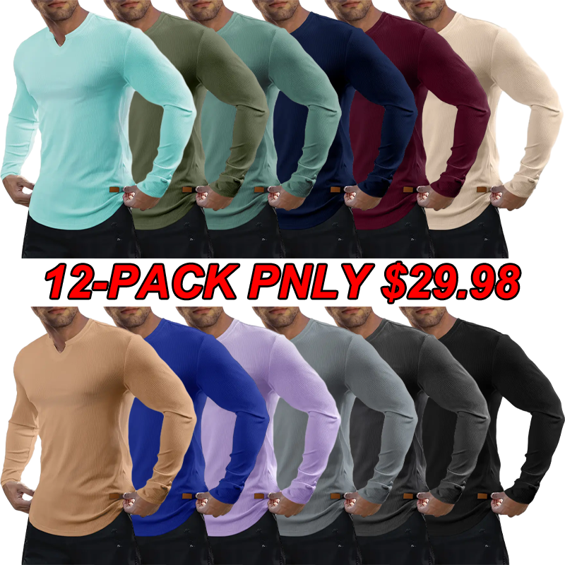 Men's Plain Casual Muscle Shirts for Men Slim Fitted