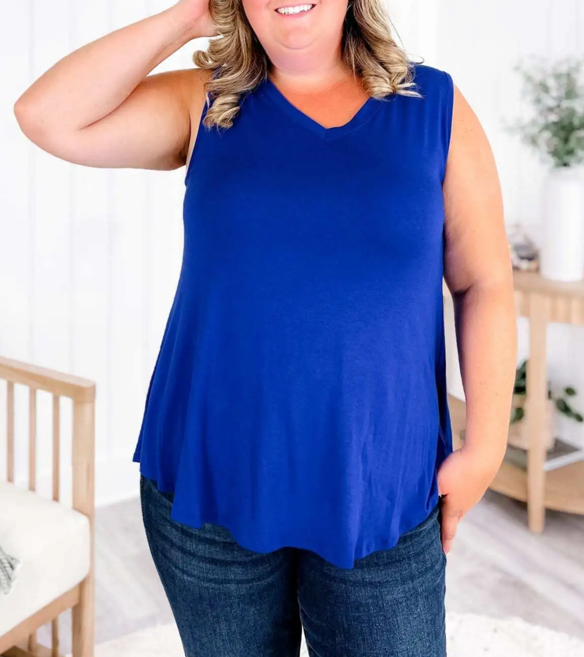 ⚡LIMITED SALE-V-neck tank top(Multiple Colors)