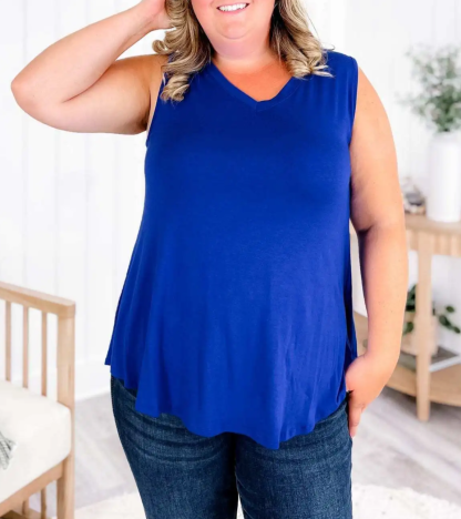 ⚡LIMITED SALE-V-neck tank top(Multiple Colors)