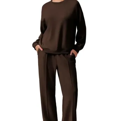 🔥Last Day 89% OFF🔥2-Piece Sweatshirt & Pants Set – Comfy Travel or Home Outfit