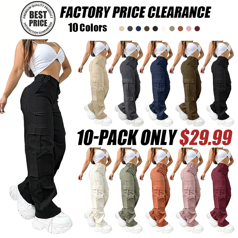 Women’s Multi-Pocket Cargo Work Pants