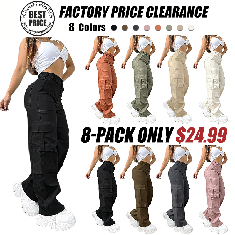 Women’s Multi-Pocket Cargo Work Pants