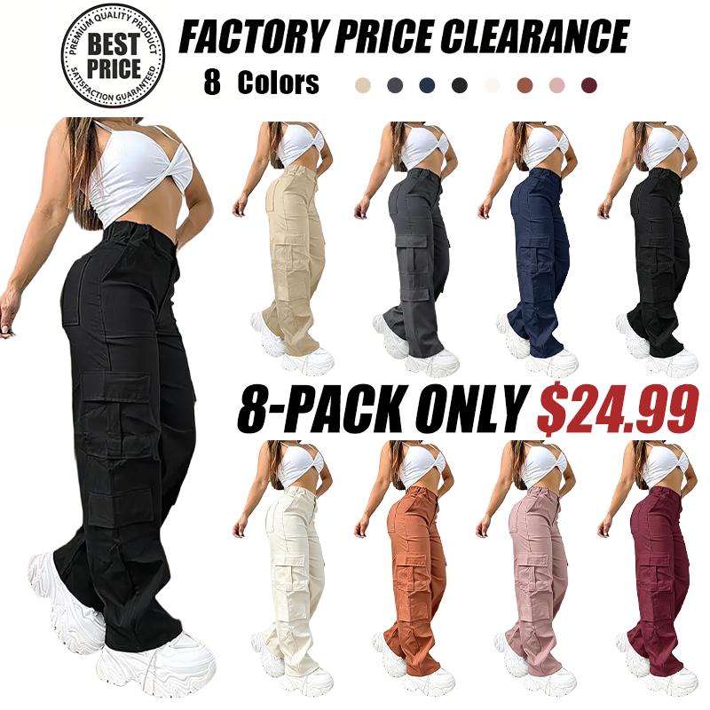 Women’s Multi-Pocket Cargo Work Pants