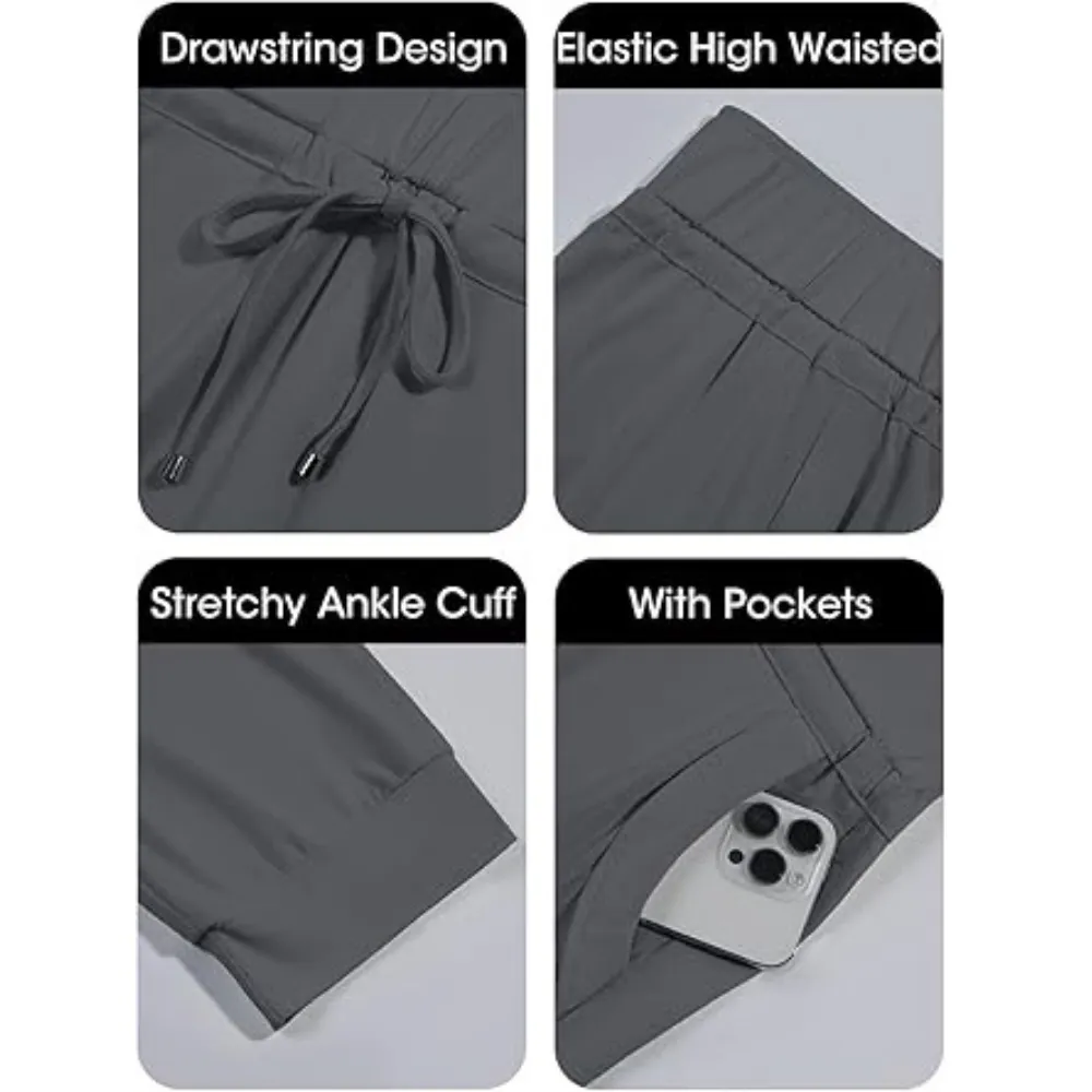 ⚡️Factory wholesale promotion⚡️ Women's Solid-Color Drawstring Waist Cropped Pants