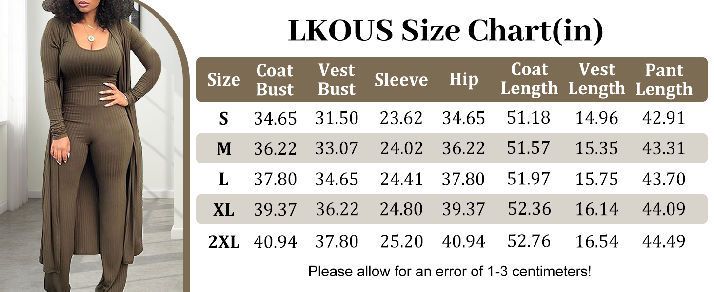 Womens Rib-Knit 3 Piece Set