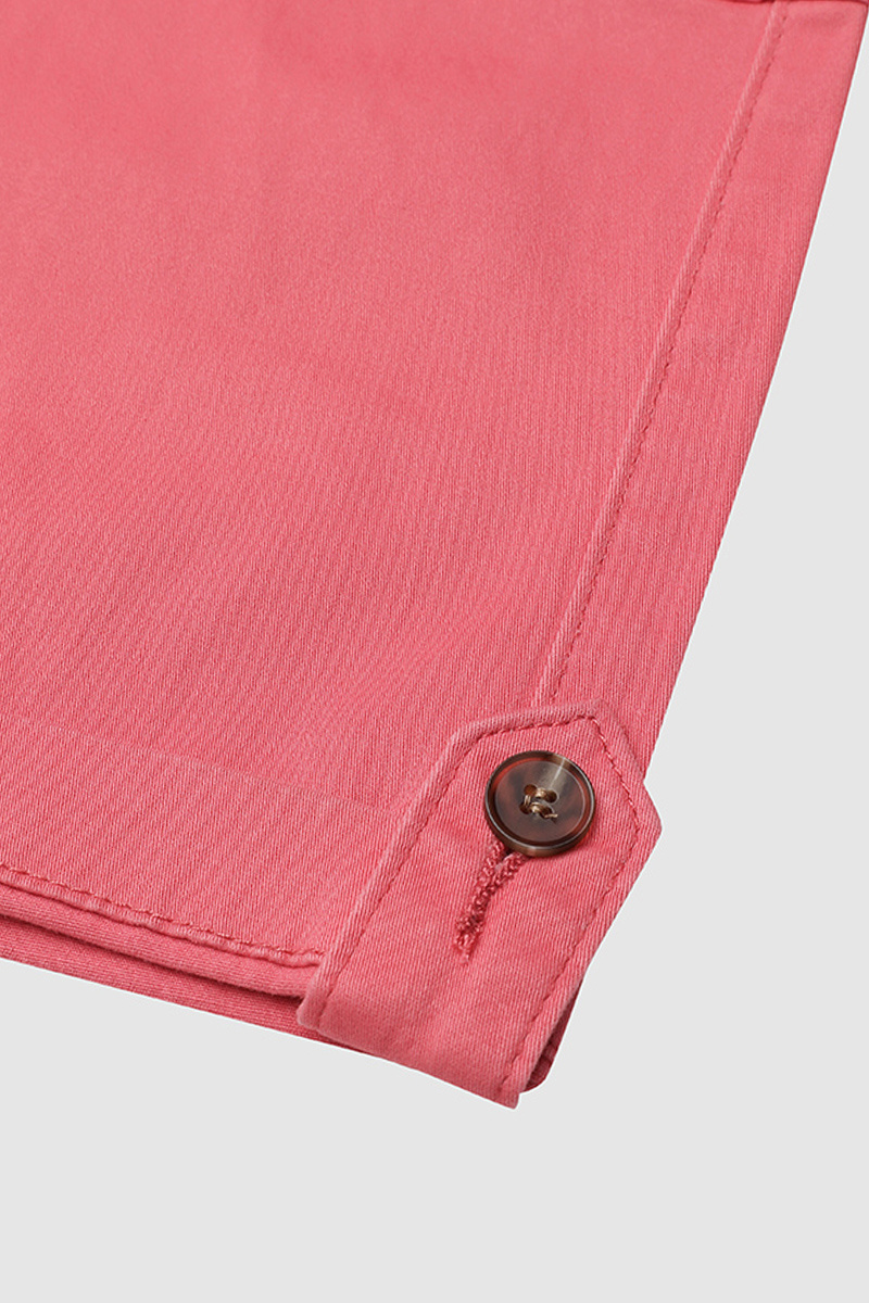 Roll Tab Hem Multi Pocket Capri Mid Waist Cargo Pants