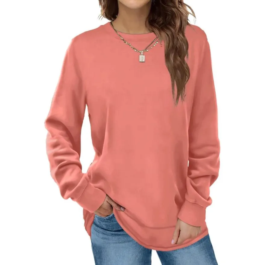Sweatshirts for Women Crewneck Long Sleeve Shirts