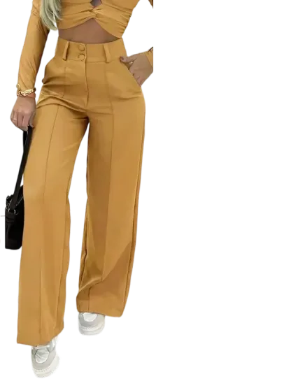 Women's Simple Wide-Leg Pants