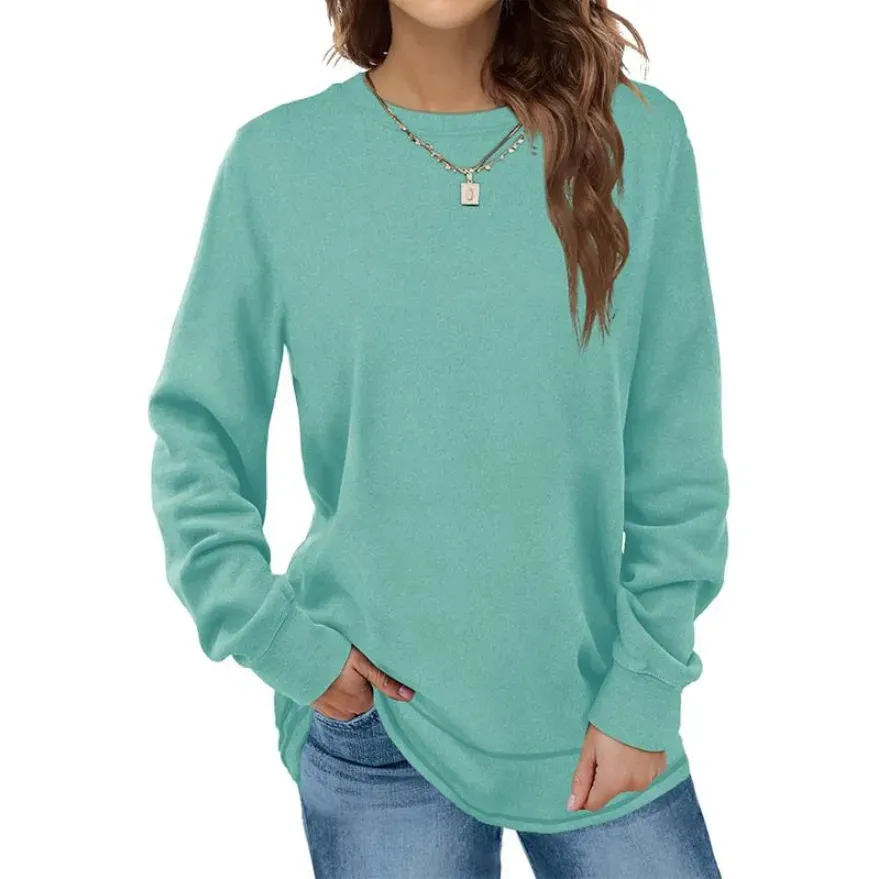Sweatshirts for Women Crewneck Long Sleeve Shirts