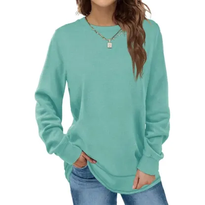 Sweatshirts for Women Crewneck Long Sleeve Shirts