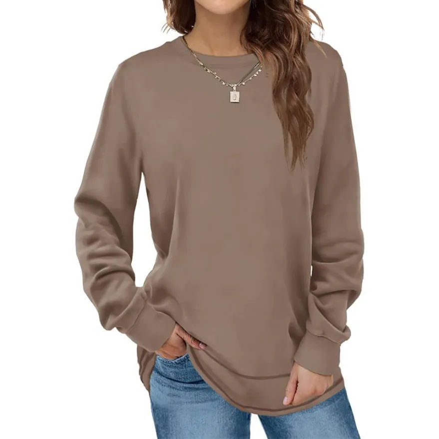 Sweatshirts for Women Crewneck Long Sleeve Shirts